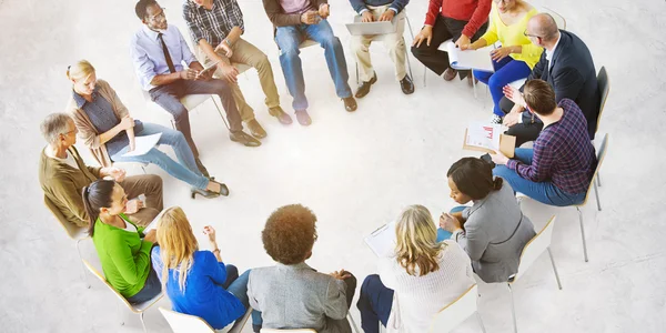 Groep mensen samen werken — Stockfoto