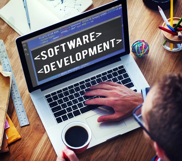 Concetto di sviluppo software — Foto Stock