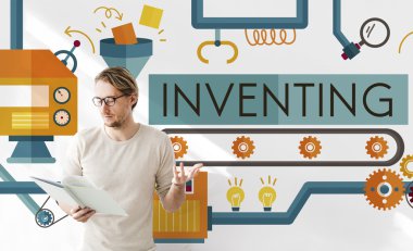 işadamı Inventing ile çalışma