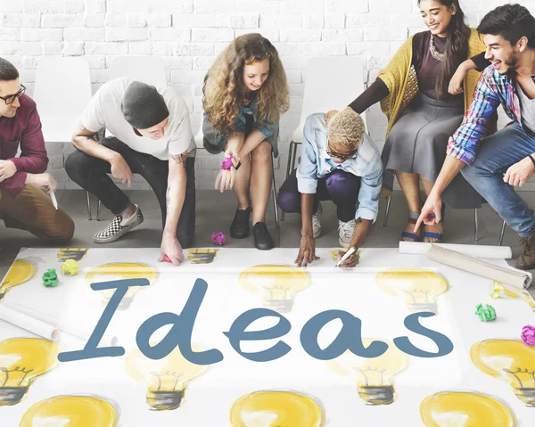 Diversidad personas e ideas — Foto de Stock