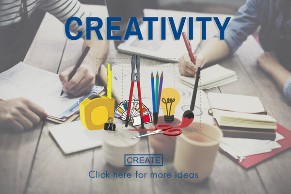 people working in studio