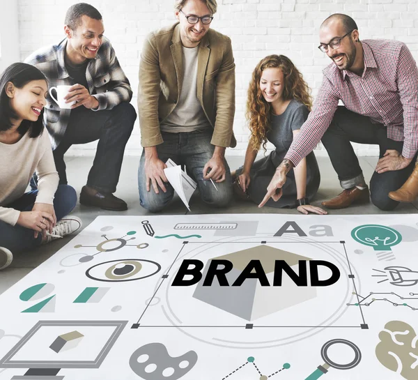 Diversità Persone e brand — Foto Stock