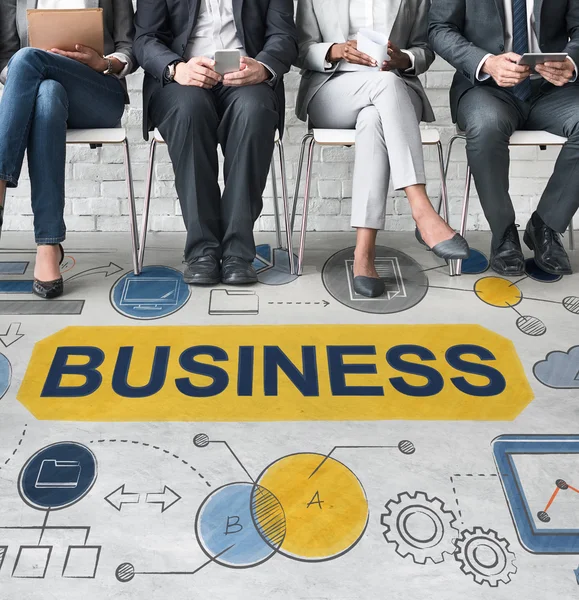 Group of businesspeople at work — Stock Photo, Image