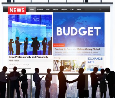 İş grubunun siluetleri