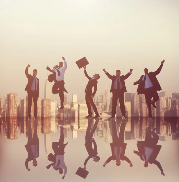 Affärsmän och teamwork koncept — Stockfoto