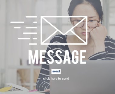 Mesaj iletişim rapor bilgi bağlantı kavramı