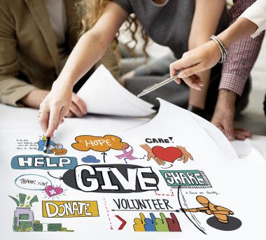 çeşitlilik insanlar ve vermek