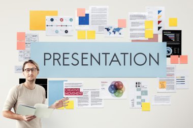 işadamı sunumu ile çalışma