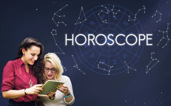 Horoskop förutsägelse koncept — Stockfoto