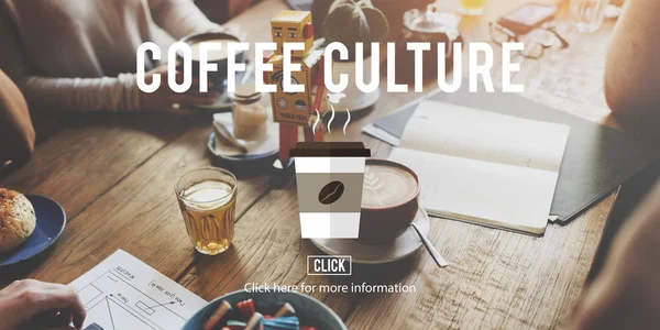 Encontro de Amigos da Diversidade no Coffee Shop Concept — Fotografia de Stock
