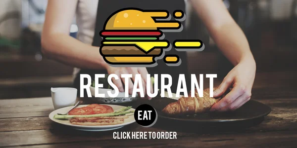 Fastfood-concept — Stockfoto