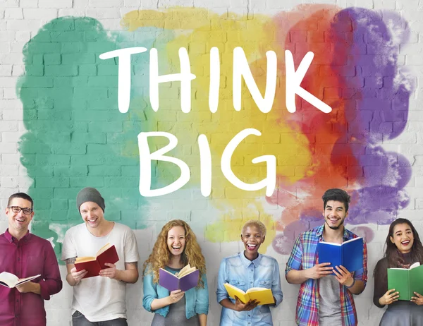 Diversity people and think big — Stock Photo, Image