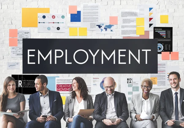 Employment concept and business people — Stock Photo, Image