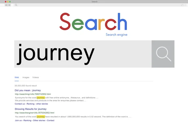 Internet Search Concept — Stock Photo, Image