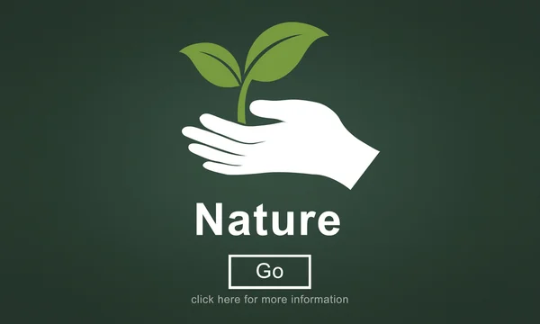 Template with Nature concept — Stock Photo, Image
