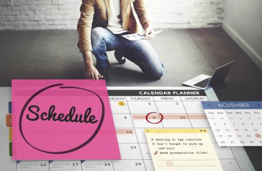 işadamı zamanlama ile çalışma