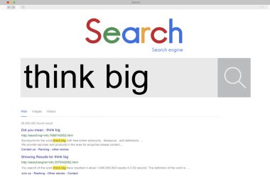 İş adamları ve düşünmek büyük kavramı