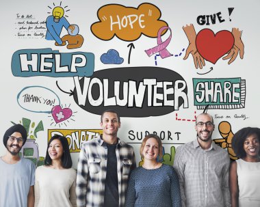 gönüllü insanlarla çeşitlilik