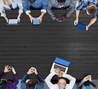 İş takım bağlantı teknolojisi kavramı