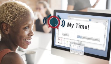 işkadını bilgisayarla iletişim My Time çalışma