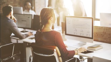 çalışan iş adamları