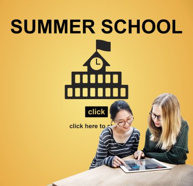 Okul yaz bilgelik bilgi eğitim kavramı