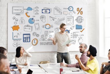 iş toplantısı ile iş