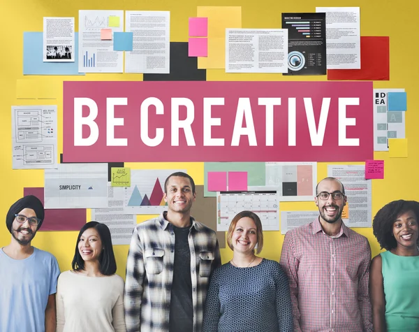 Diversity people with be creative — Stock Photo, Image