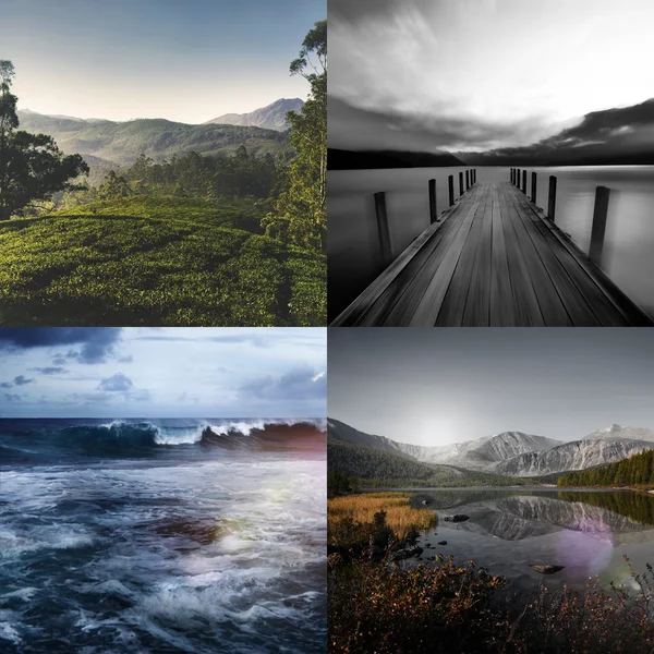 Collage des photos Vacances en Nature — Photo