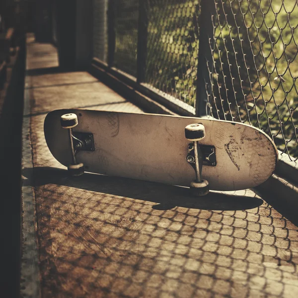 Skate y Skatepark, Concepto de estilo de vida — Foto de Stock