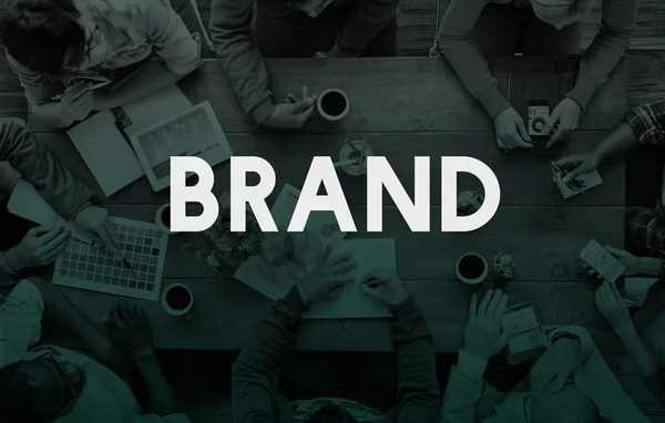 Brand Trademark Concept — Fotografie, imagine de stoc