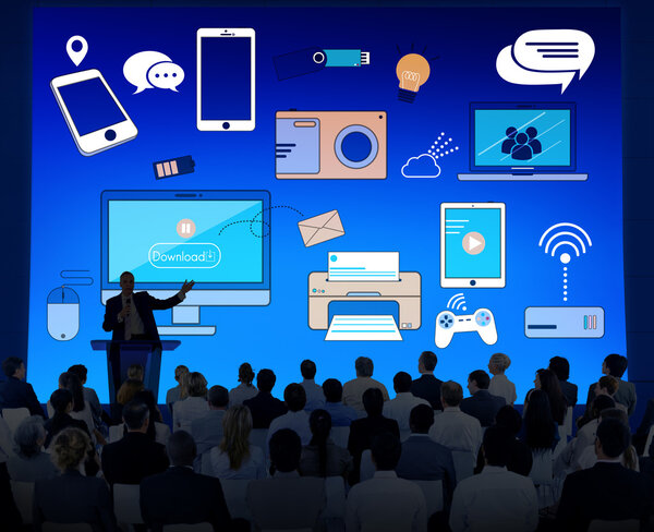 Business People during corporate discussion