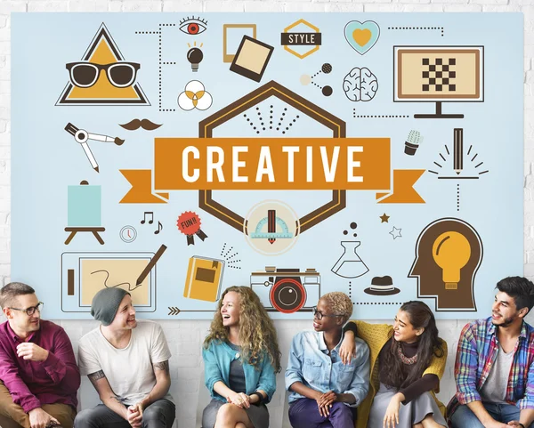 Diversity people and creative — Stock Photo, Image