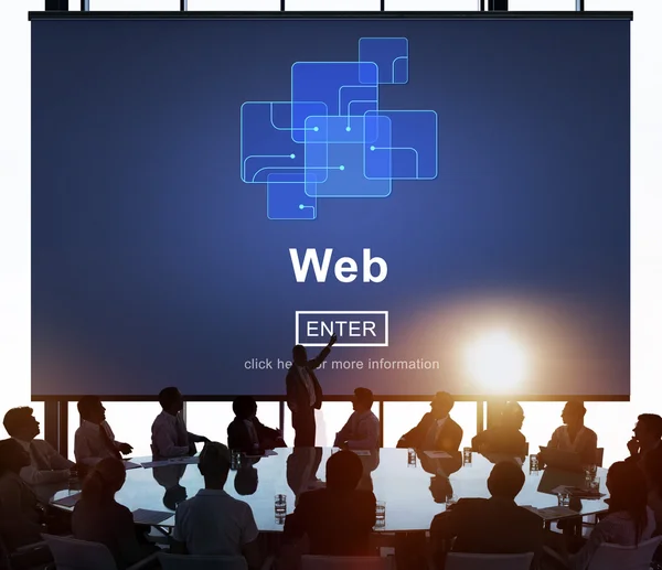 Web sitesi, Internet ağ kavramı — Stok fotoğraf