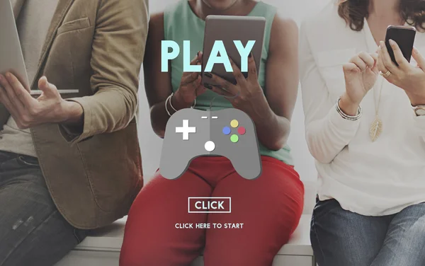 Diversity people and play — Stock Photo, Image