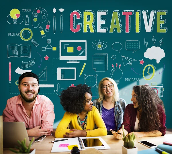 Concepto de innovación de ideas creativas — Foto de Stock