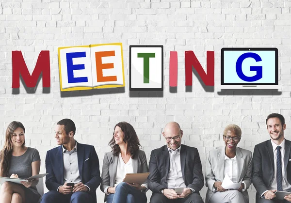 Concepto de reunión y gente de negocios —  Fotos de Stock