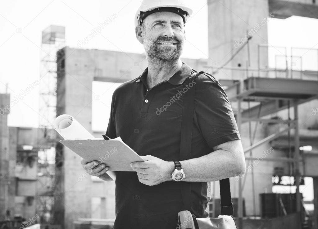Construction Worker Planning Stock Photo Rawpixel 110946808