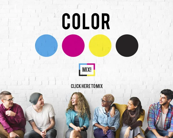 Różnorodność osób i kolor — Zdjęcie stockowe