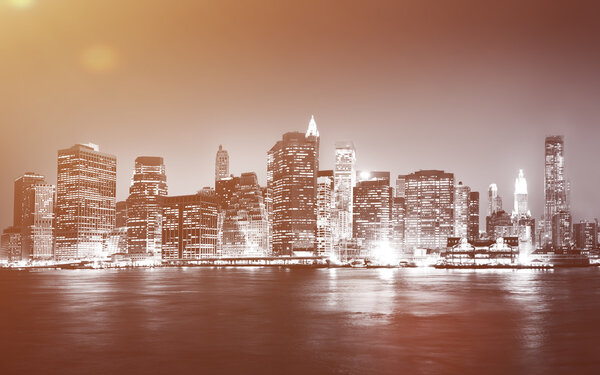 Beautiful modern cityscape as background for business concept