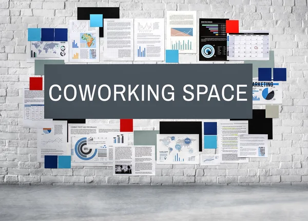 Coworking Space Community Concept — Fotografie, imagine de stoc
