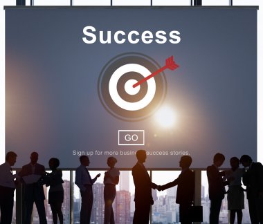 İş grubunun siluetleri