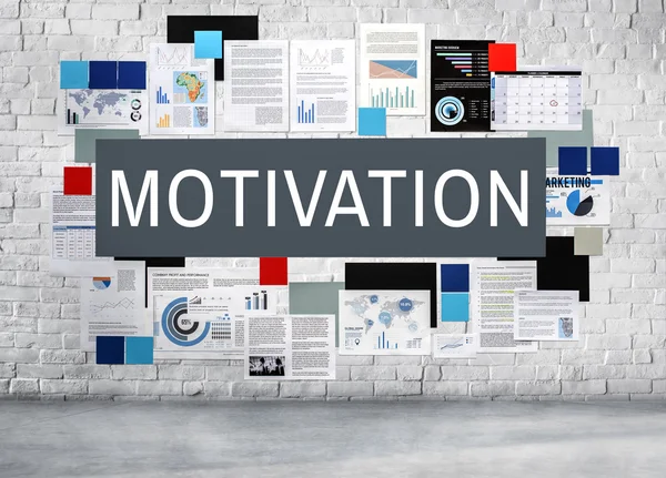 Conceito de aspiração de motivação — Fotografia de Stock