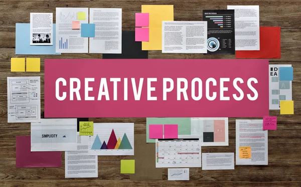 創造的なプロセスのアクション コンセプト — ストック写真