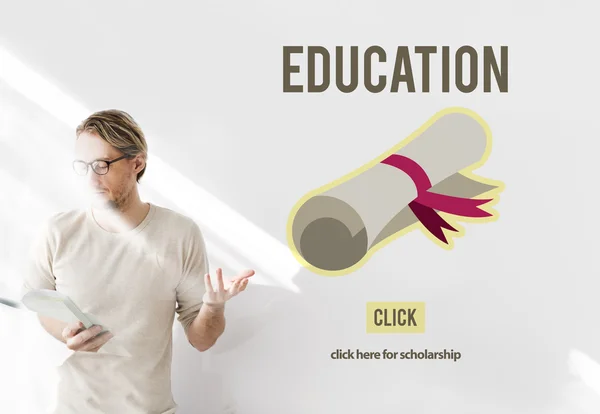 Érettségi tanfolyam, oktatási koncepció — Stock Fotó