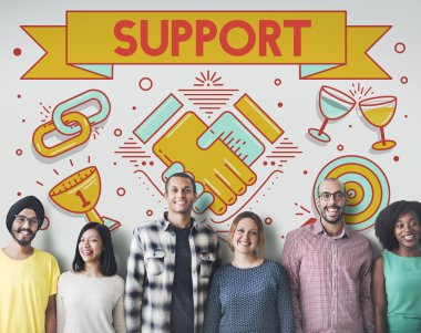 çeşitlilik insanların desteği ile