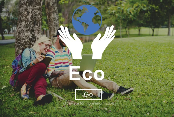 Pojęcie środowiska Eco — Zdjęcie stockowe