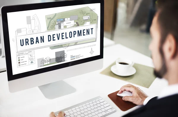 Urban Planning Development Concept — Stock Photo, Image