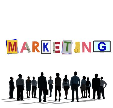 İş grubunun siluetleri