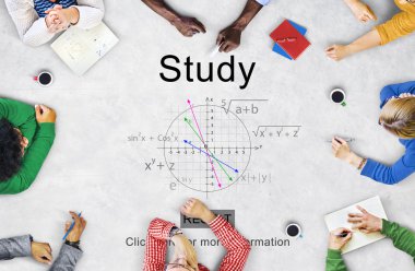 İnsanların çalışma konsepti üzerine işaret